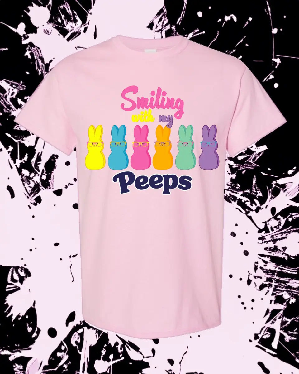 Smiling with my Peeps