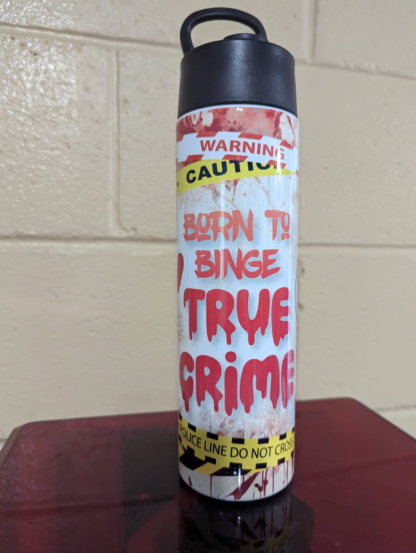 Bingle true Crime drinking cup